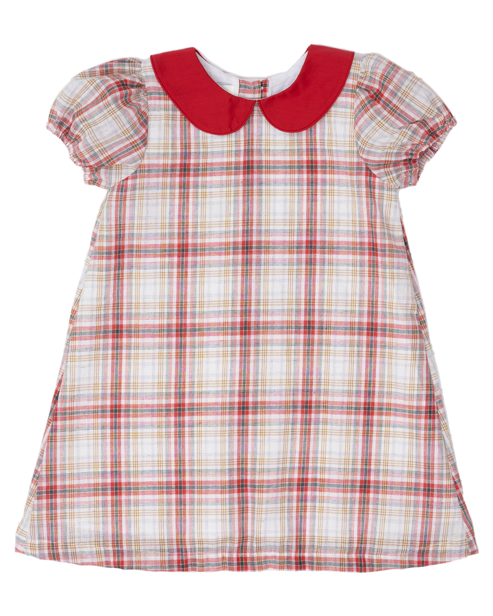 Cynthia Festive Plaid Dress