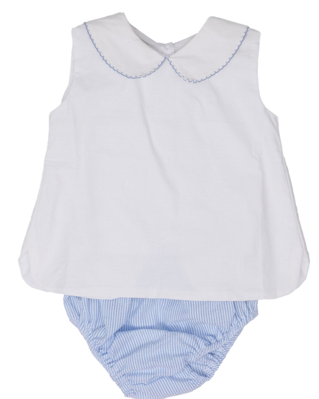 Raleigh Light Blue Stripe Diaper Set