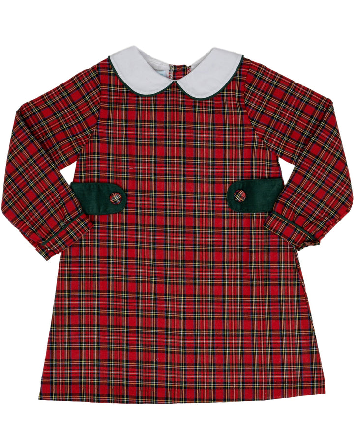 Oaklyn Red Tartan Dress