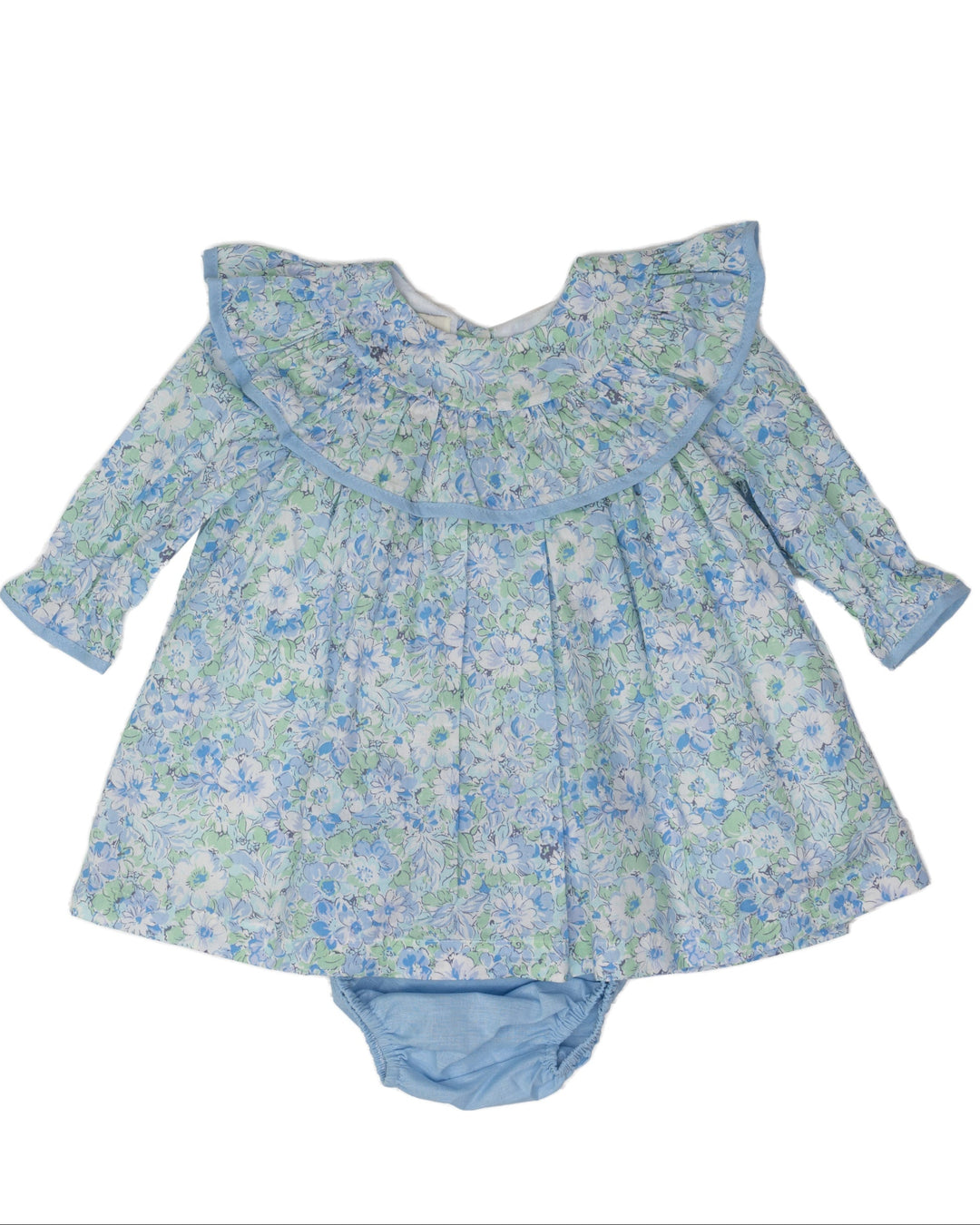 Layla Blue Floral Bloomer Set