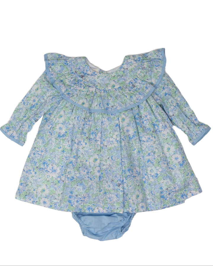 Layla Blue Floral Bloomer Set