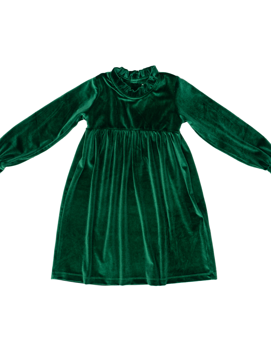 Kaitlin Green Velvet Dress