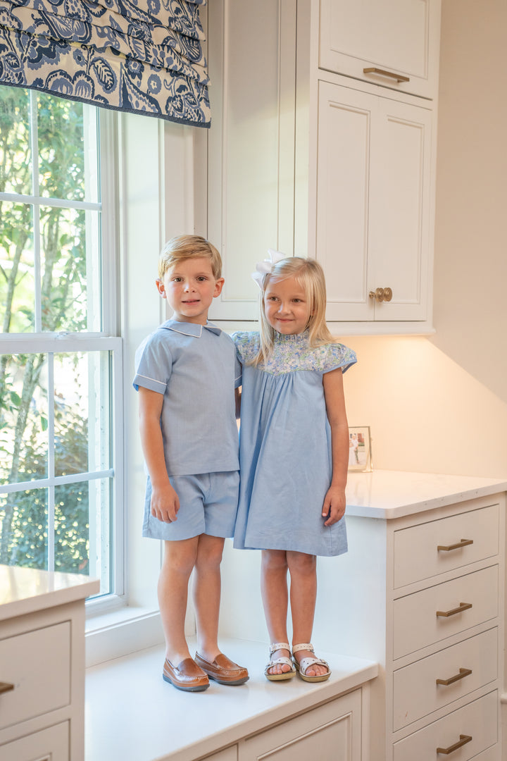 Eli Blue Short Set