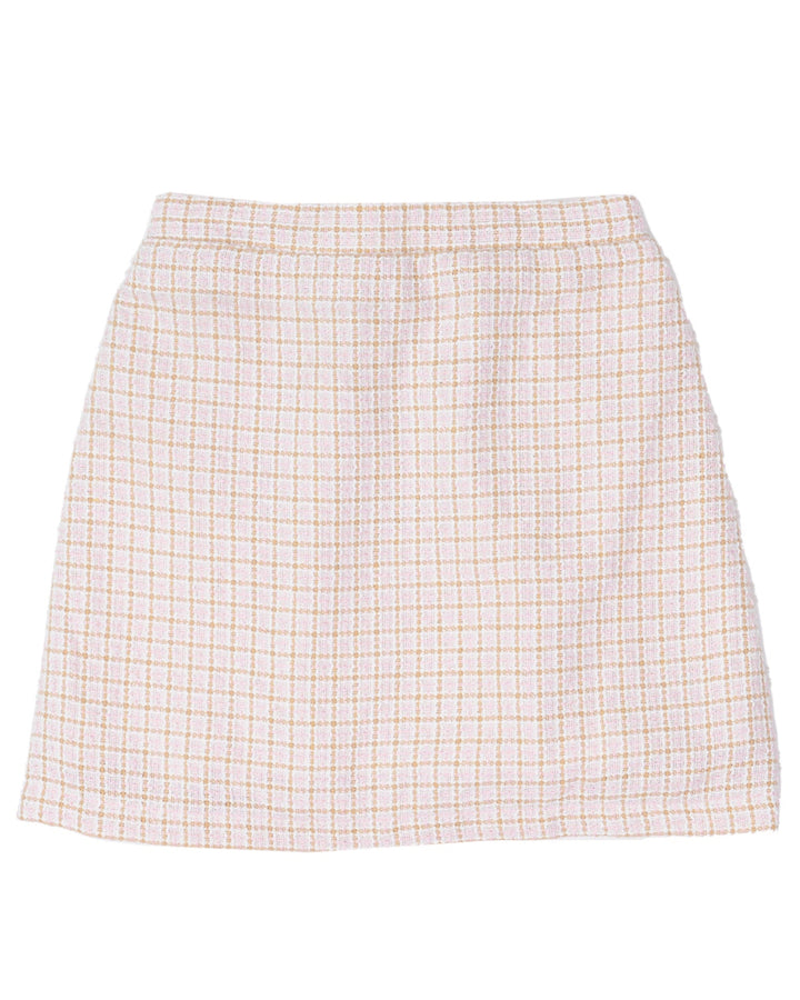Kimberly Pink Brown Tweed Skirt