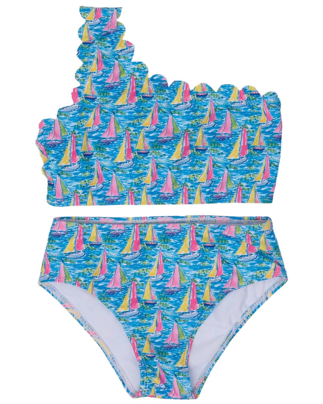 Bahama Preppy Sailboat Two Piece Swimsuit
