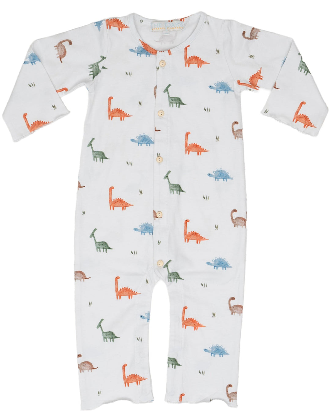 White Dino Boys Romper