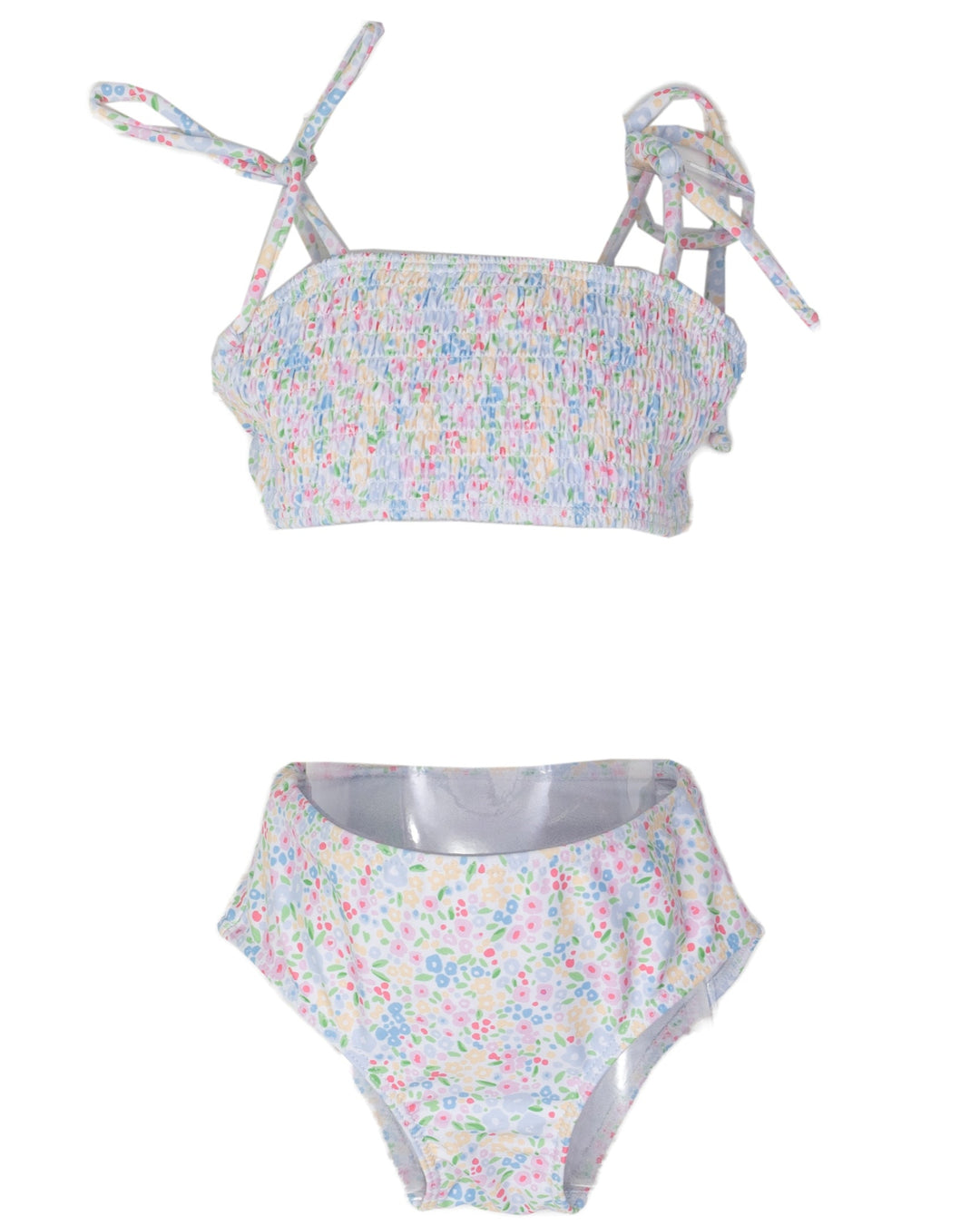 Santa Rosa Floral Millefleur Two Piece Swim UPF50