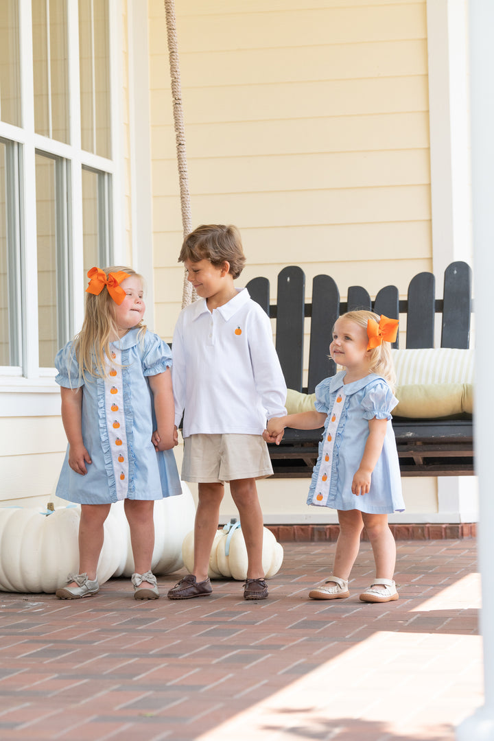 Watson LS White Pumpkin Polo