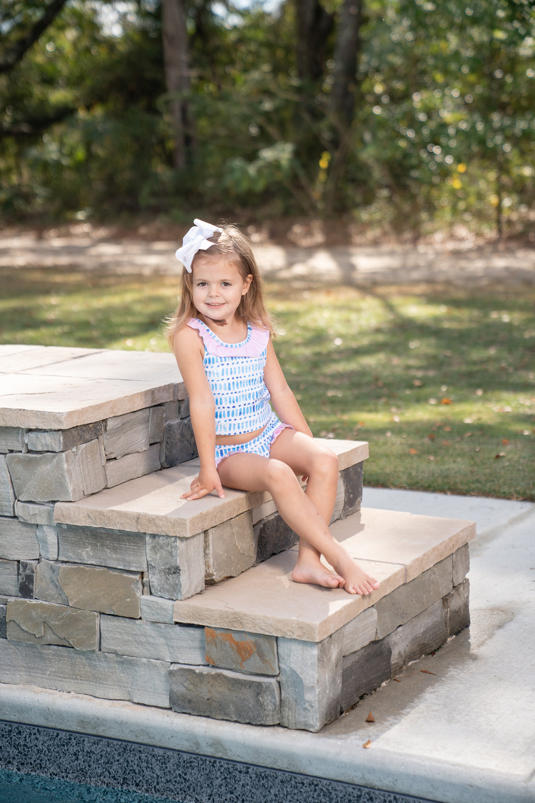 Seacrest Watercolor Two Piece Swim UPF50