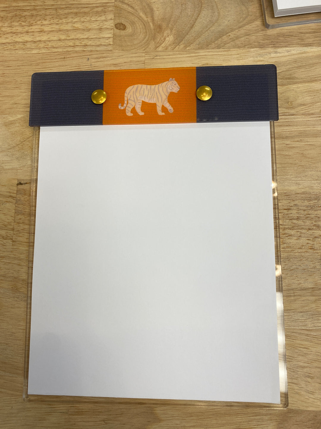 WS- Small Notepad- Tiger