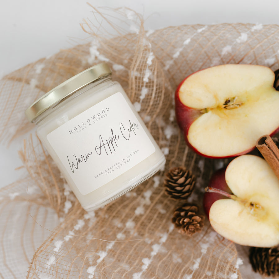 Warm Apple Cider 8oz Candle