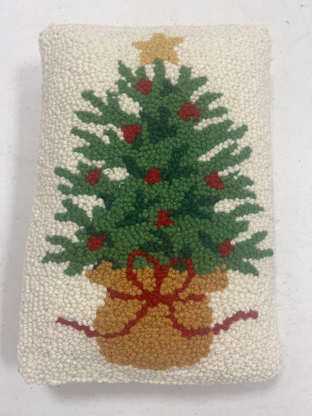 Wrapped Christmas Tree Pillow