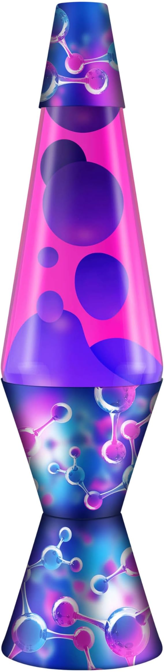 Molecule Lava Lamp 14.5" Blue and Pink