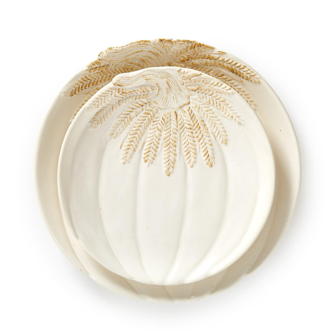two's company large harvest platter