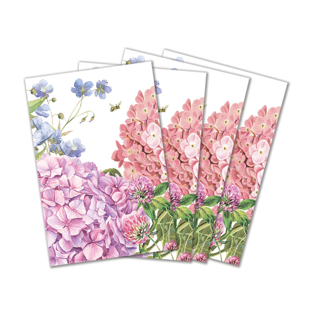 Wild Hydrangea Napkins set of 4