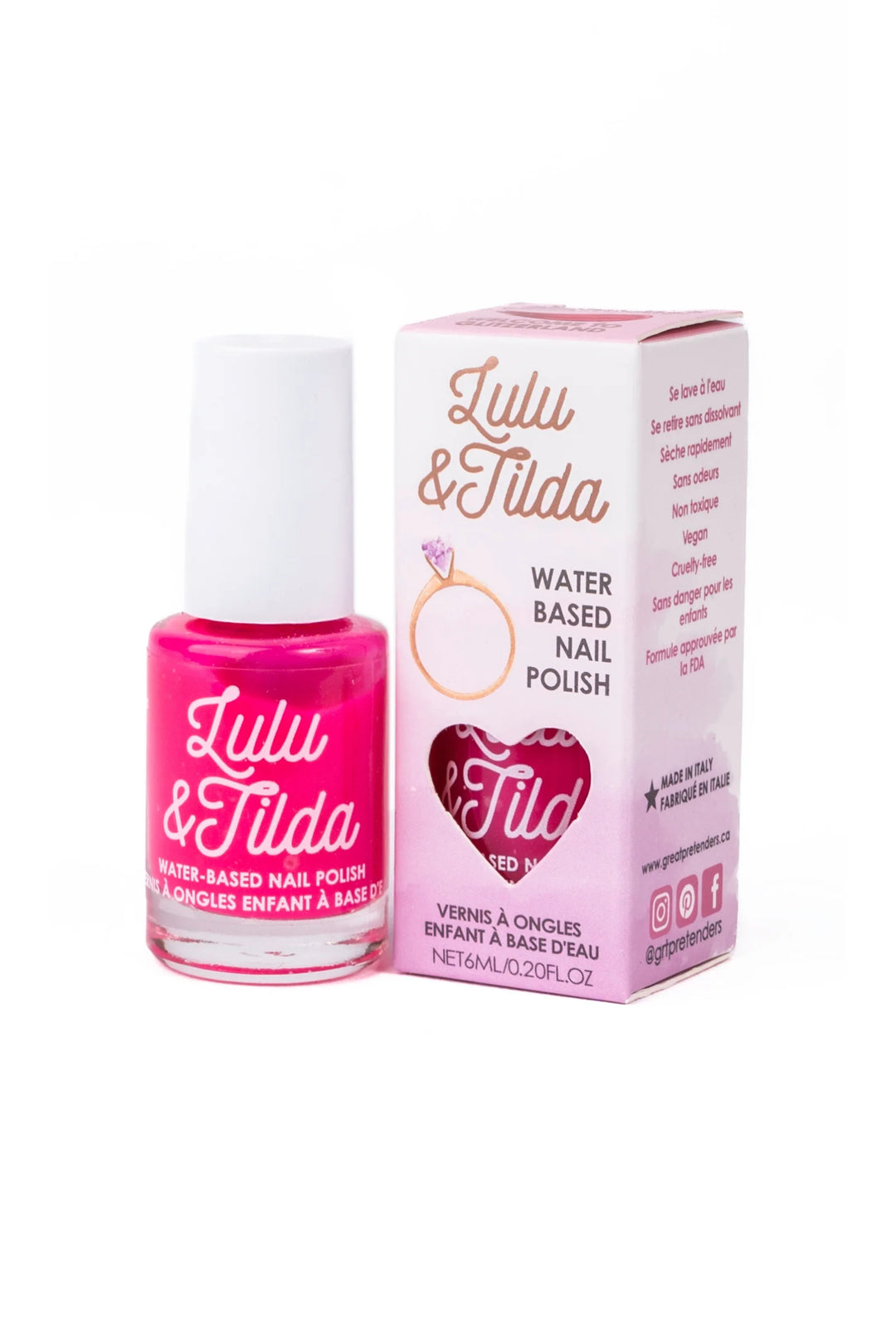 Welcome to Glitzerland Washable Nail Polish