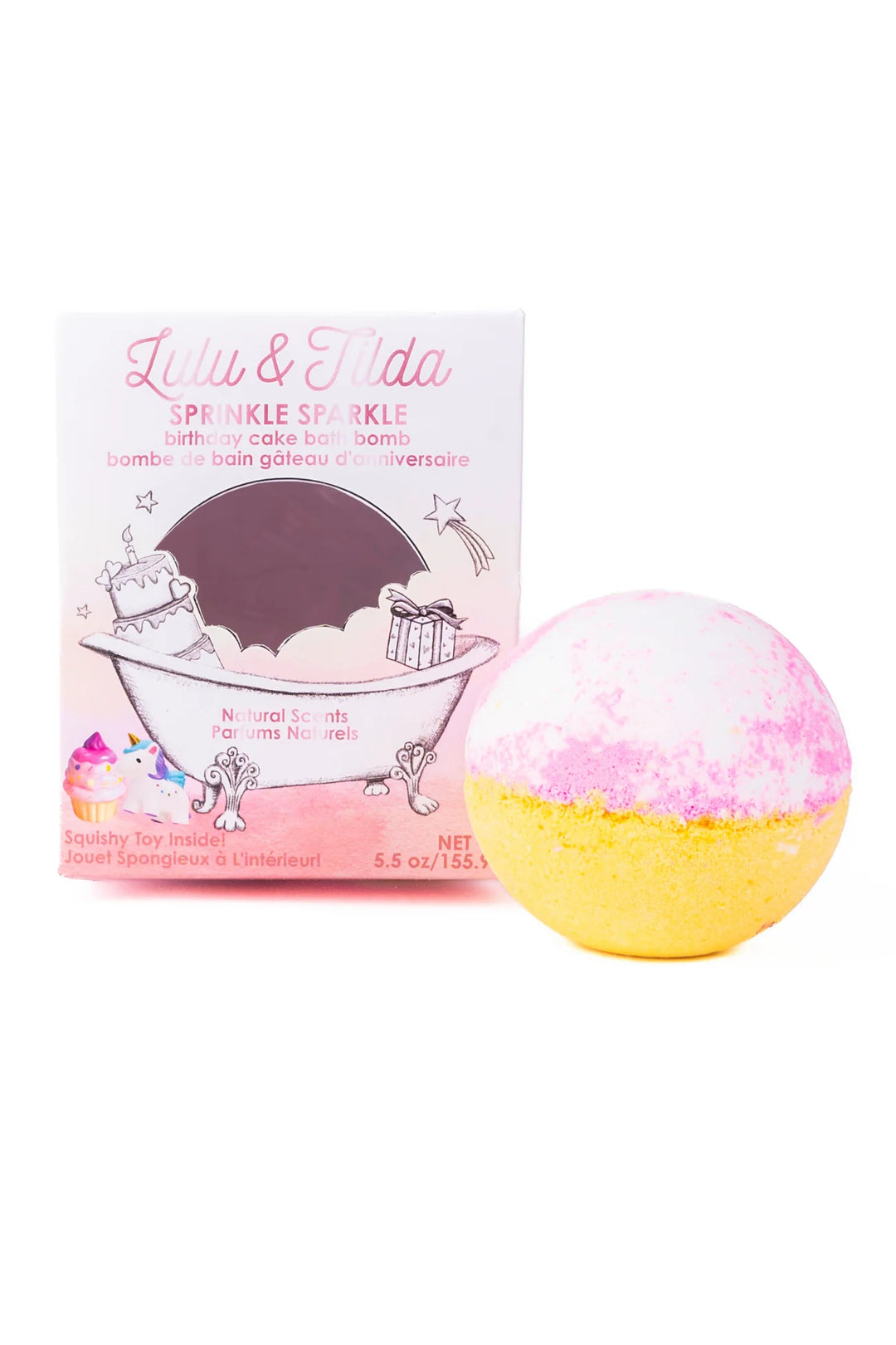 Sprinkle Sparkle Birthday Cake Bath Bomb