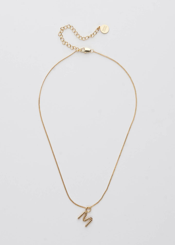 Aspen Initial Mini Necklace: Holiday Favorite!: B / 14"+3"