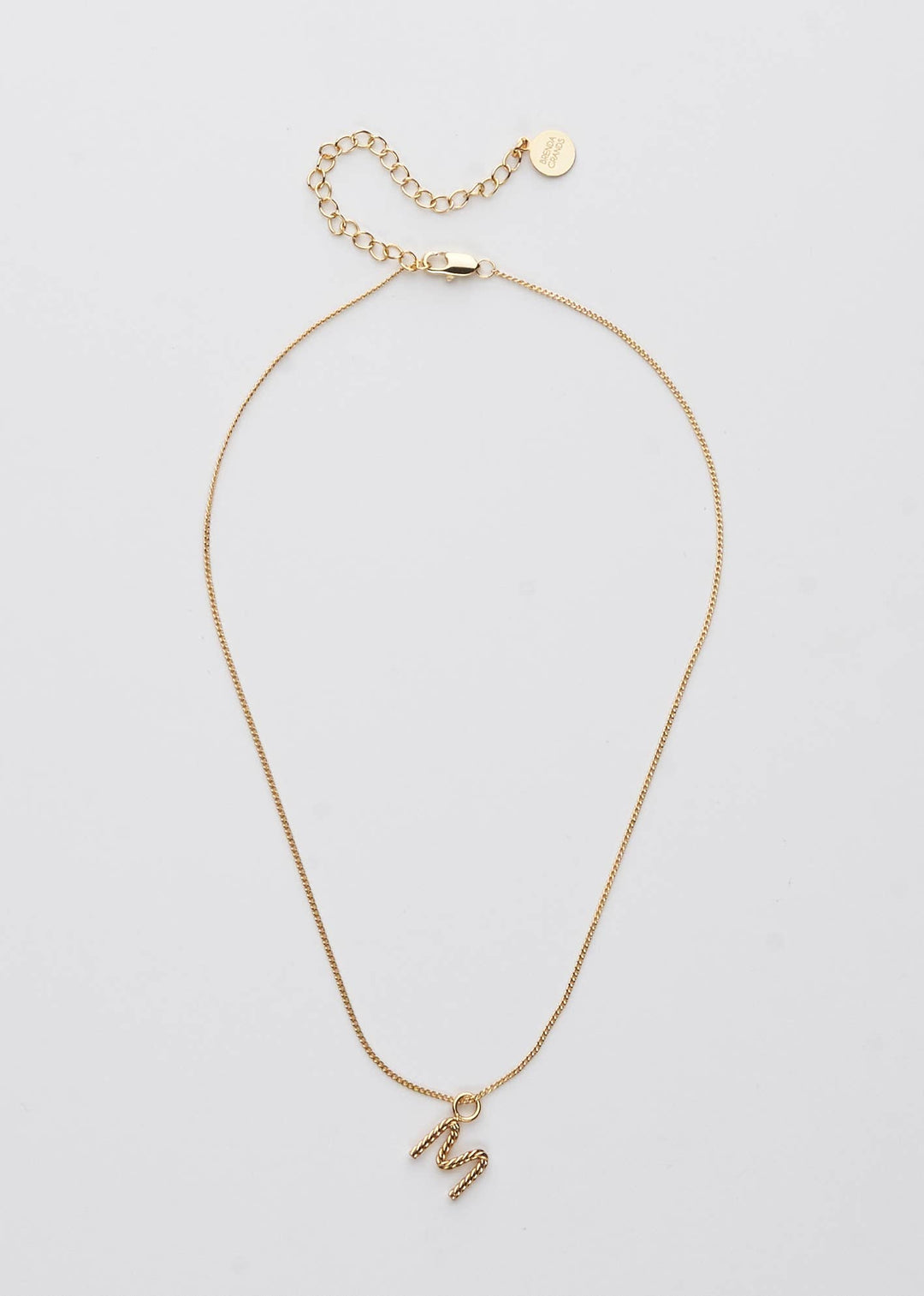 Aspen Initial Mini Necklace: Holiday Favorite!: S / 14"+3"