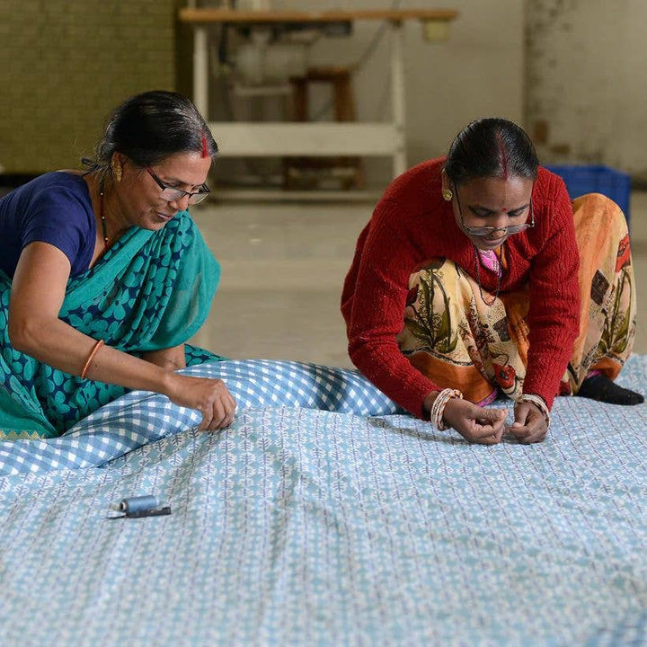 Folklore Couture - Quilted Tote Bag | Pink Floral Tote | Large Shopping Bag