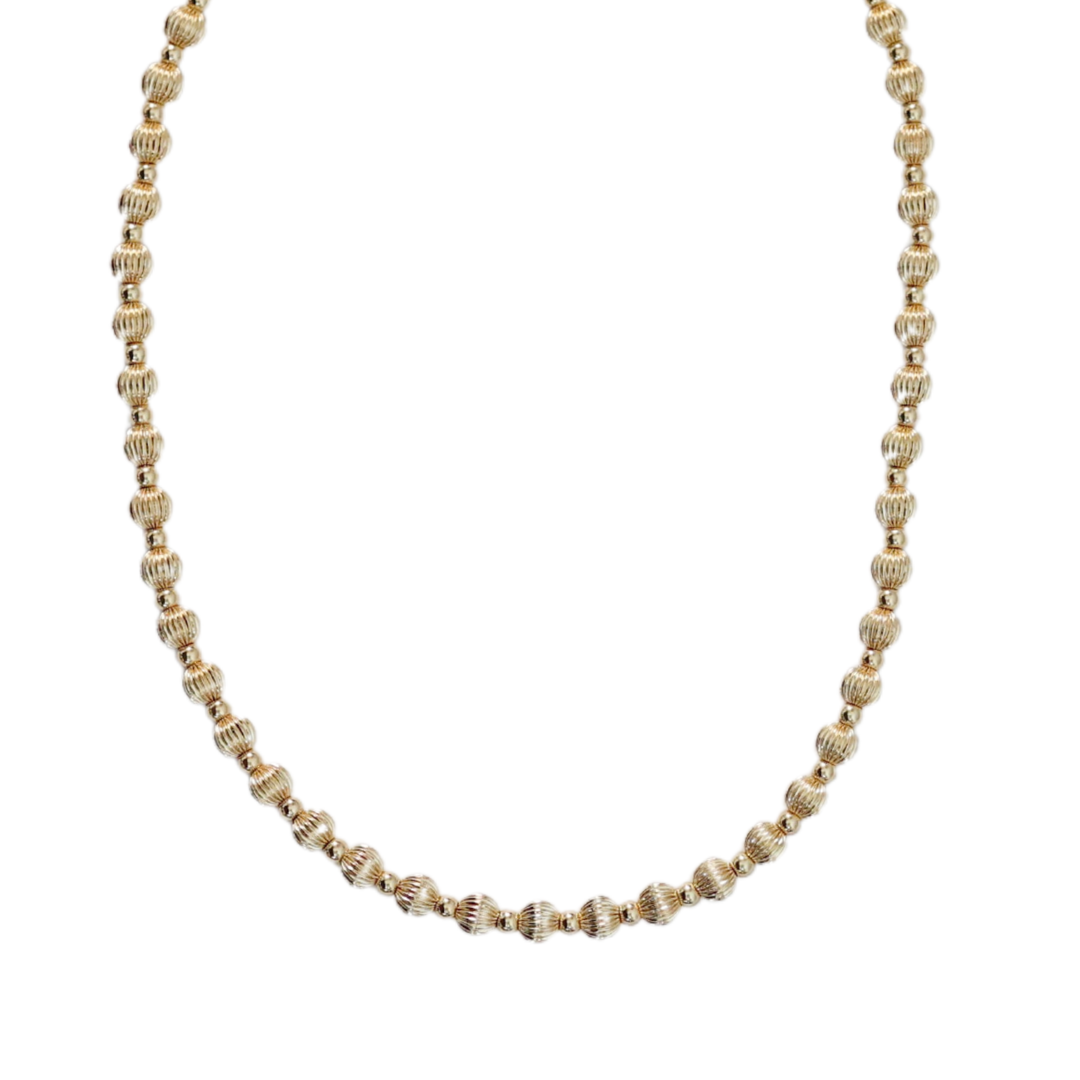 "MICHELLE" 14k gold-filled beaded Choker/Necklace: Gold Filled