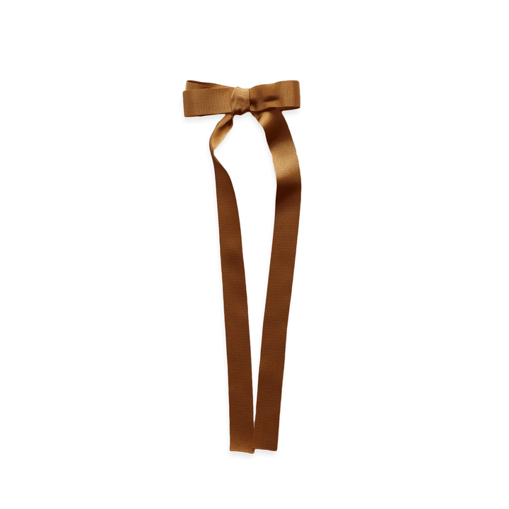 Eva's House Snap Clip - Grossgrain Long Tail Bow - 9 inches