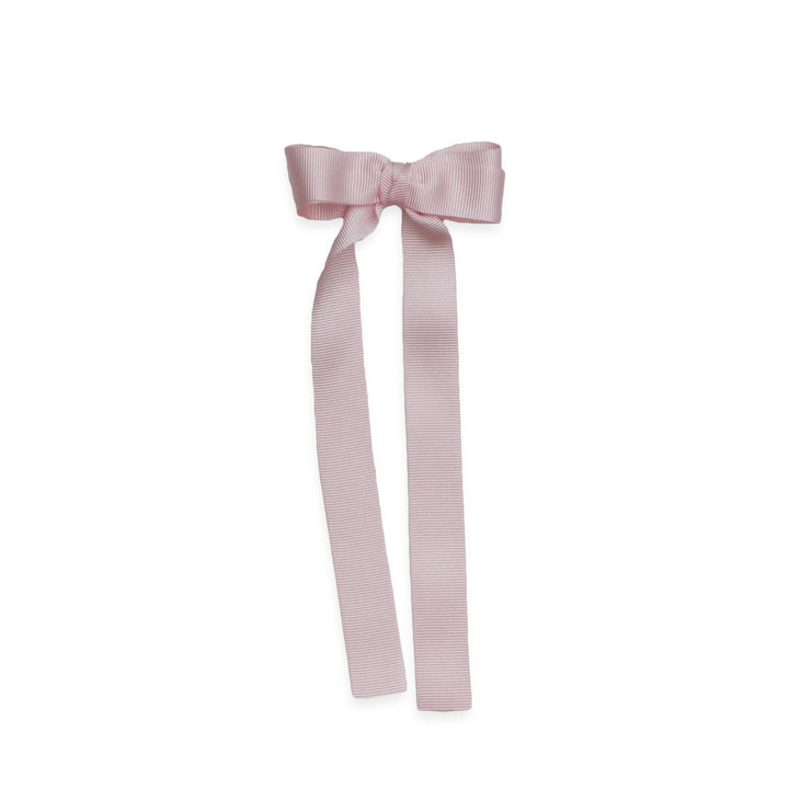 Eva's House Snap Clip - Grossgrain Long Tail Bow - 9 inches