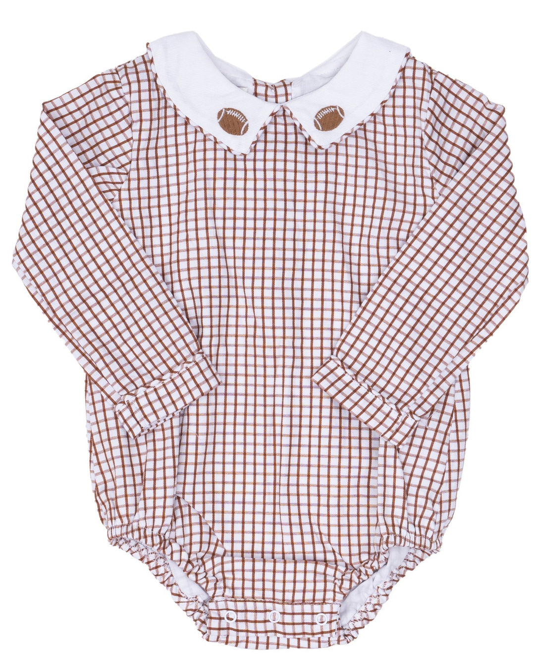 Baylor Football Brown Gingham Bubble