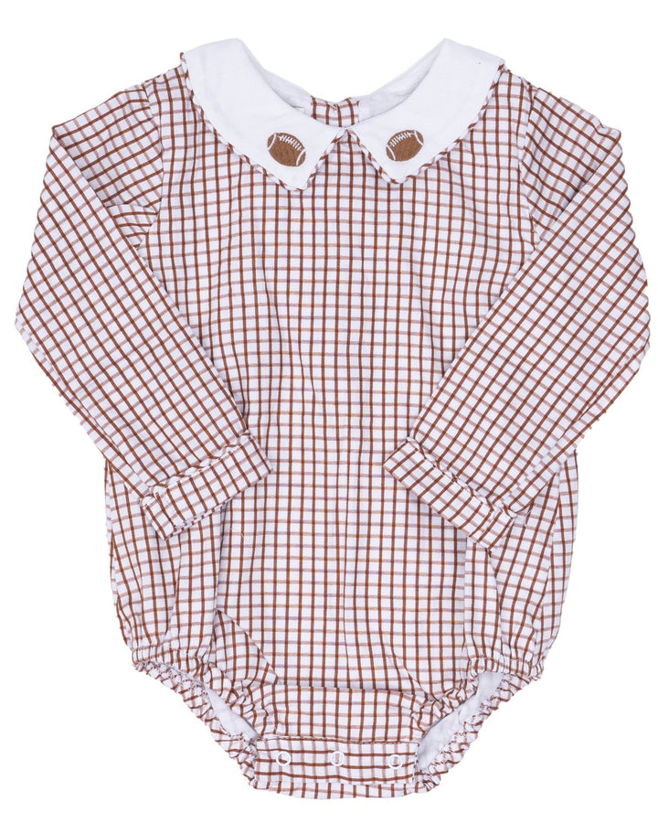 Baylor Football Brown Gingham Bubble