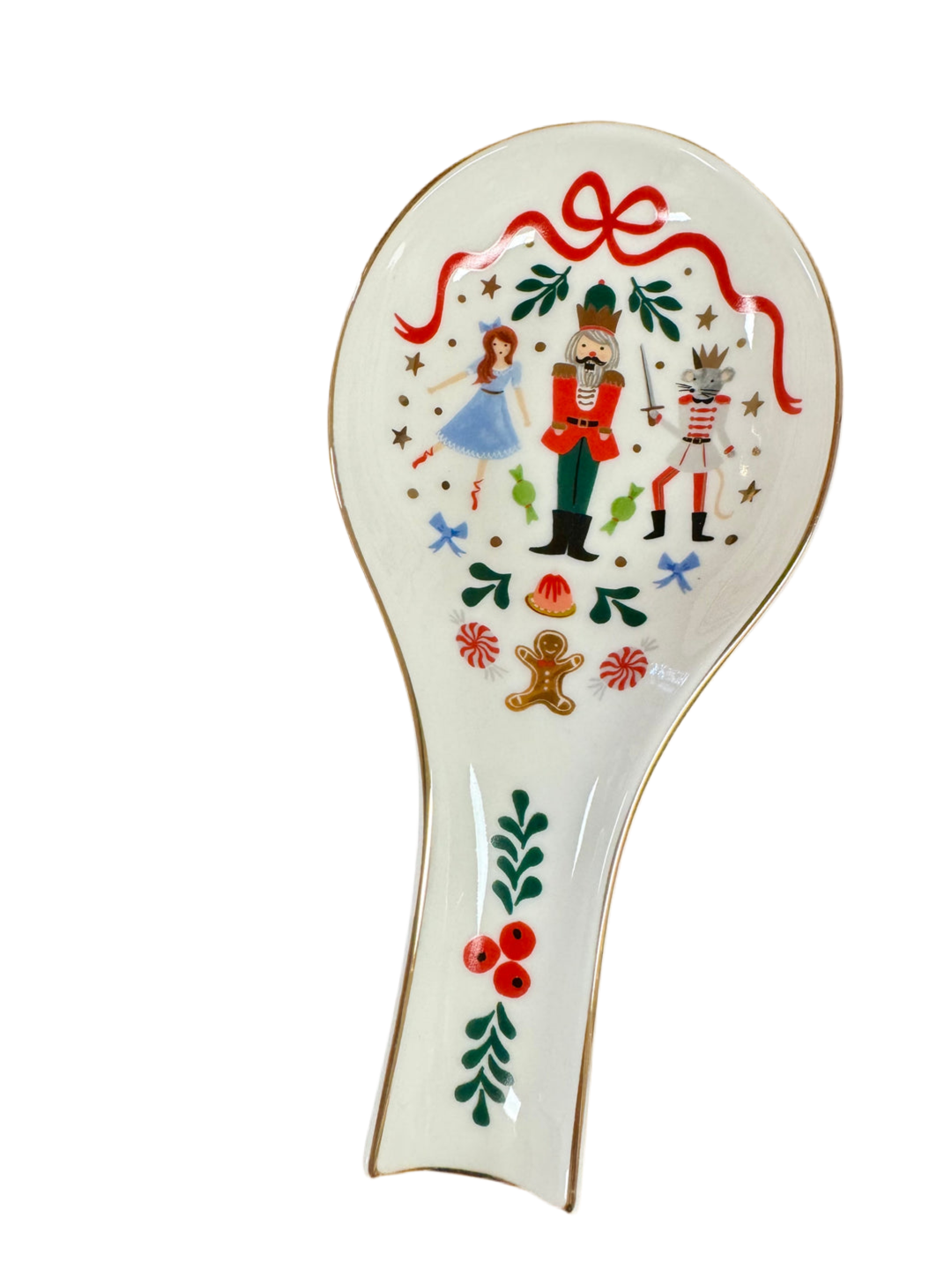 Rifle Paper Nutcracker Porcelain Spoon Rest