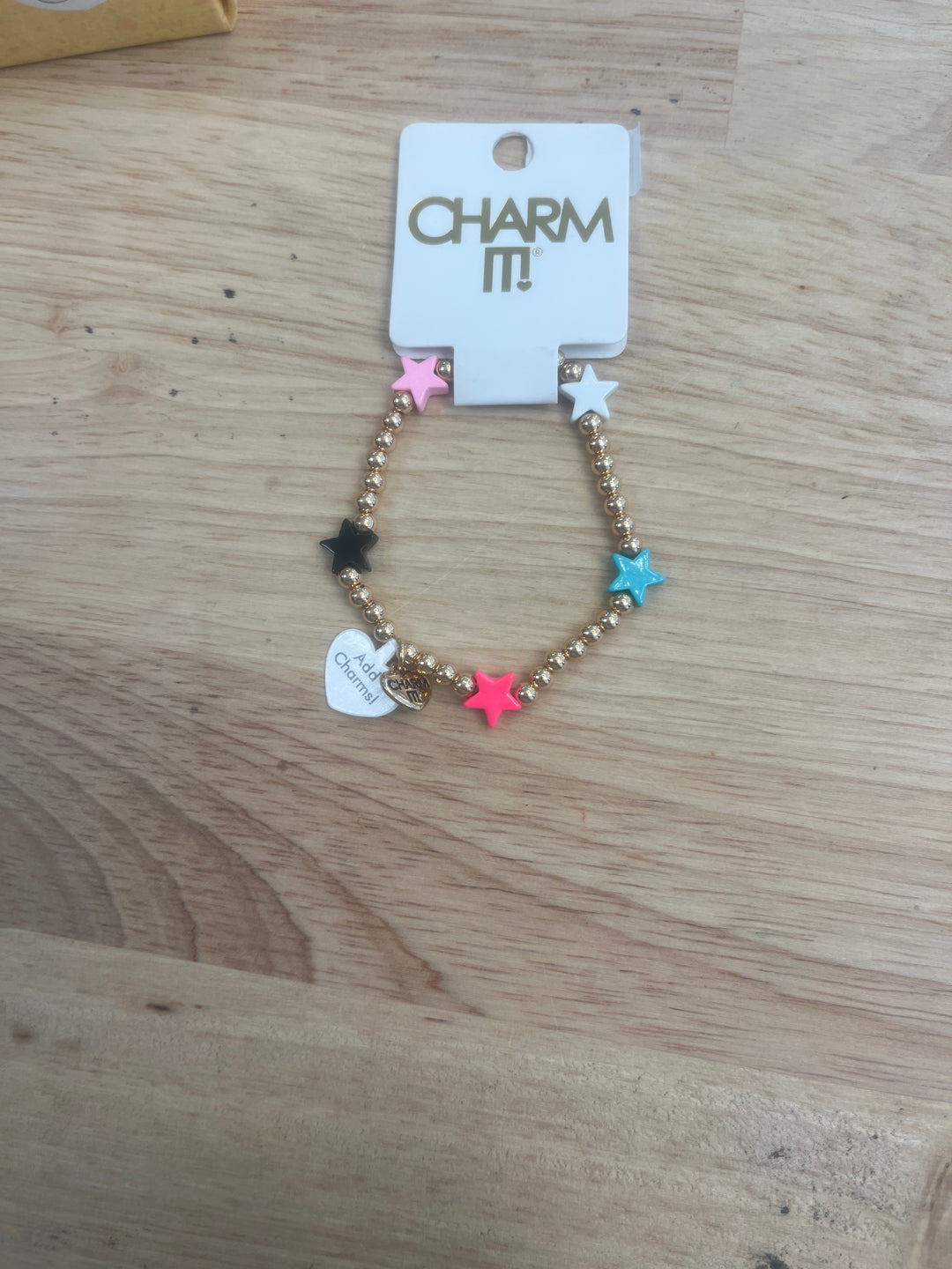 Star charm it bracelet gold
