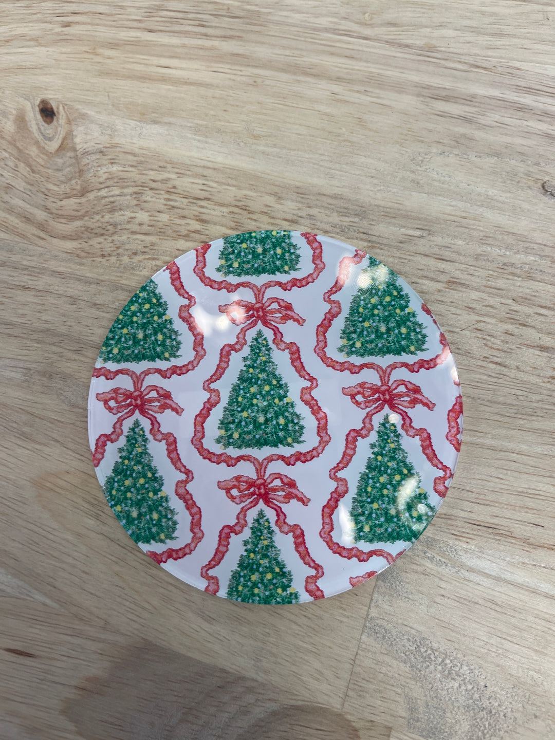 WS- Coasters- Red Ribbon Tree