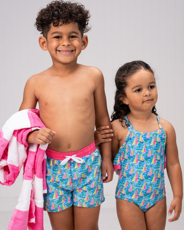 Preppy Sailboat Trunks