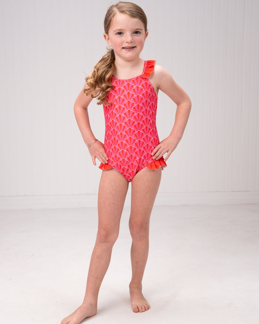 Alys Pink Shells One Piece Swimsuit