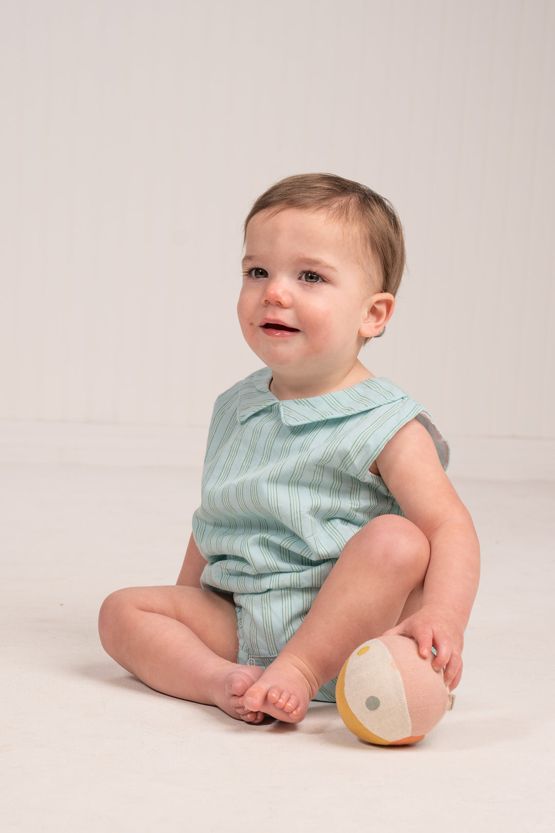 Camden Blue & Green Stripe Bubble