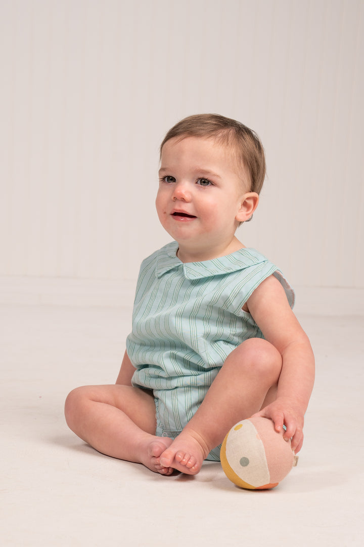 Camden Blue & Green Stripe Bubble