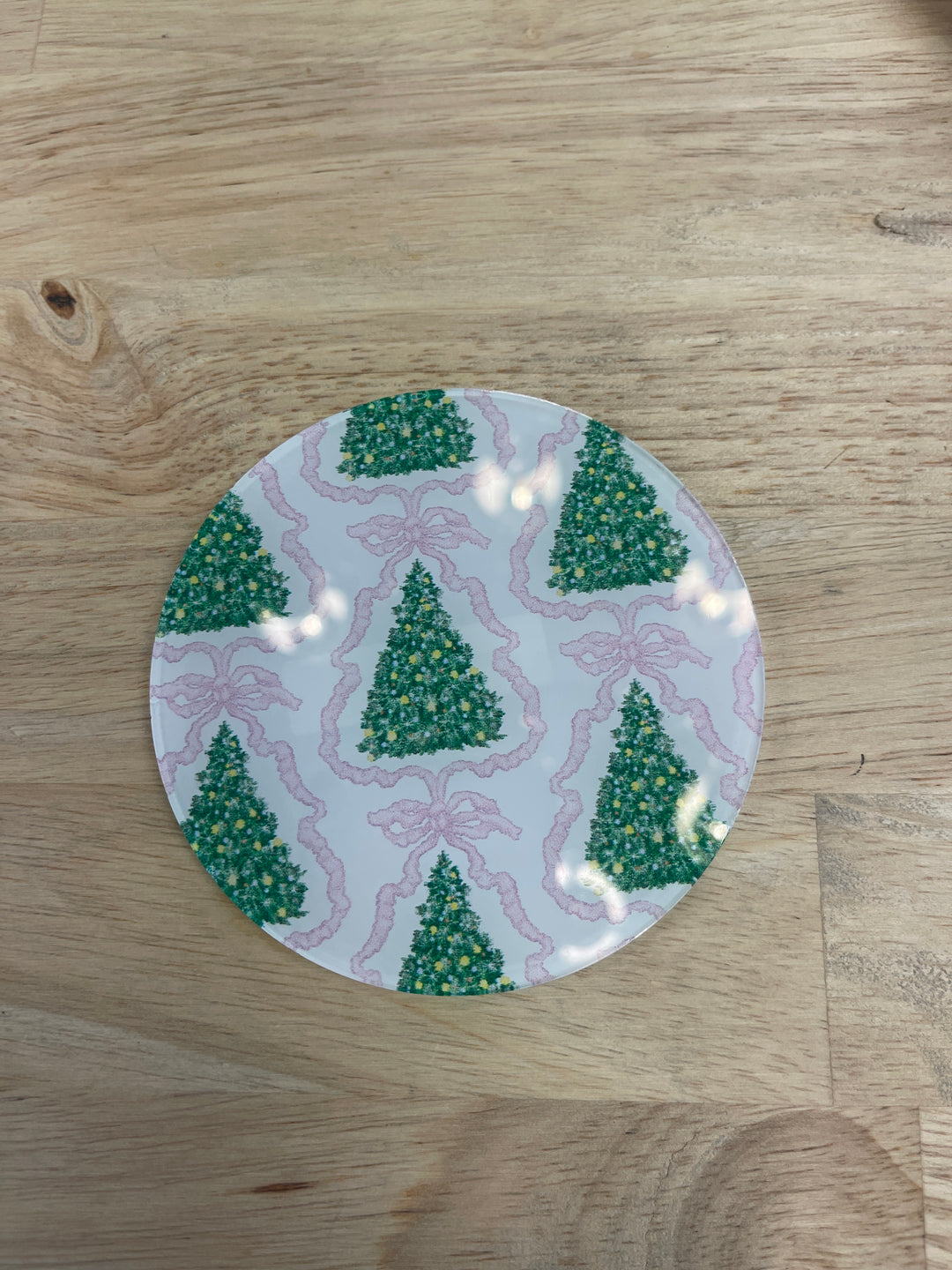 WS- Coasters- Pink Ribbon Tree