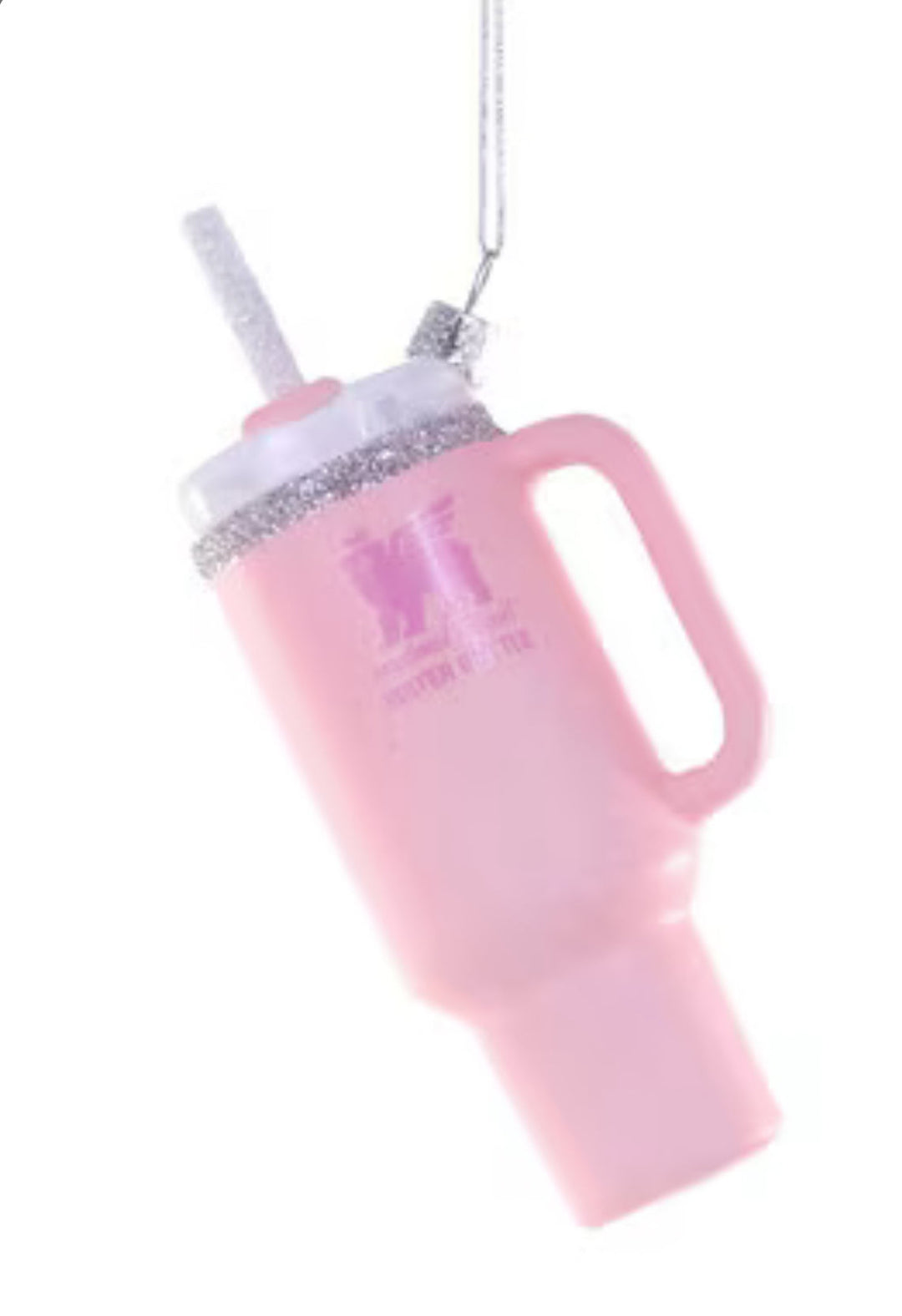 Beverage Tumbler- Pink Ornament
