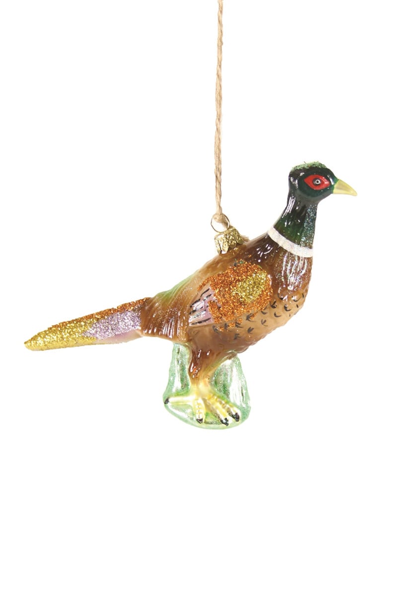 FROST FIELD PHEASANT ORNAMENT