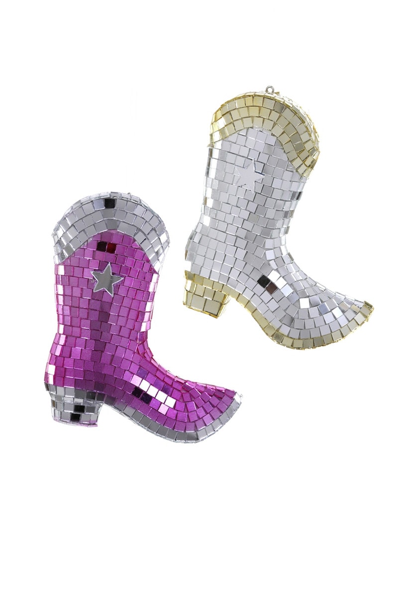 DISCO COWBOY BOOTS ORNAMENTS