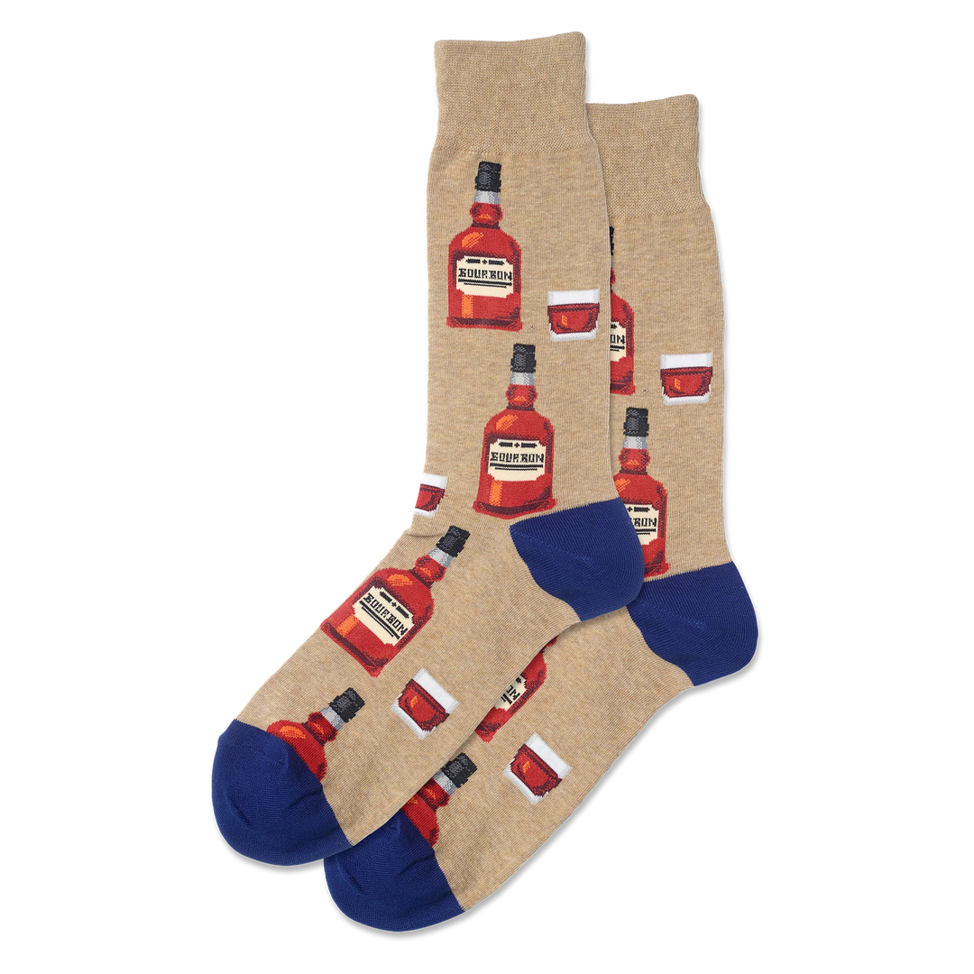 HOTSOX MEN'S BOURBON CREW SOCKS
