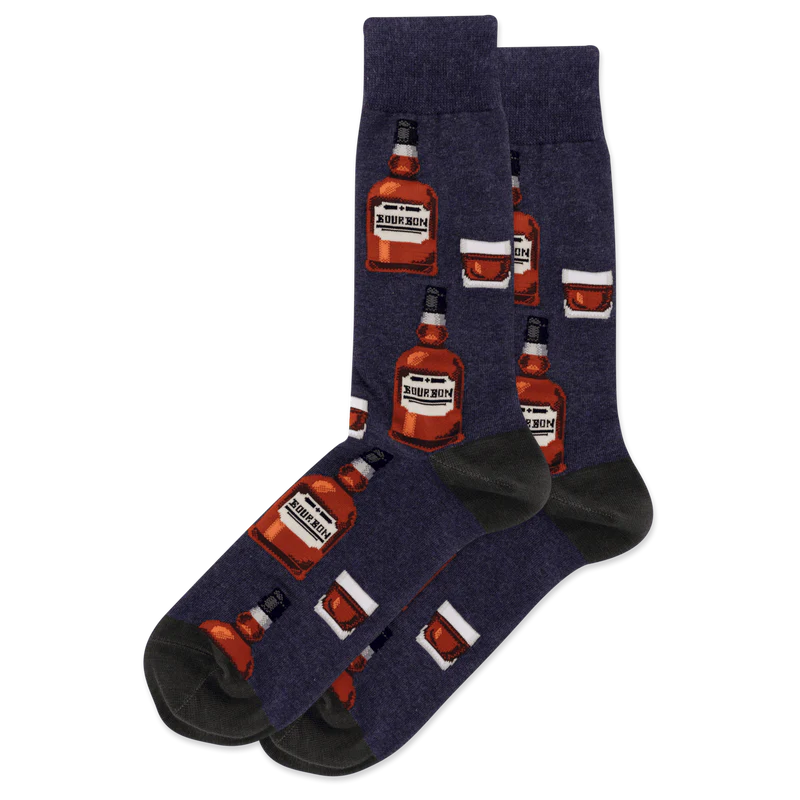 HOTSOX MEN'S BOURBON CREW SOCKS