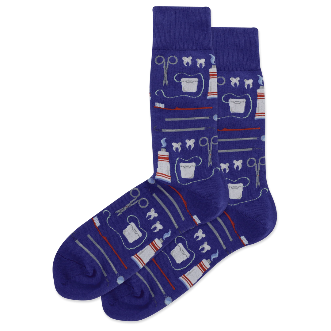 HOTSOX MEN'S DENTIST CREW SOCKS