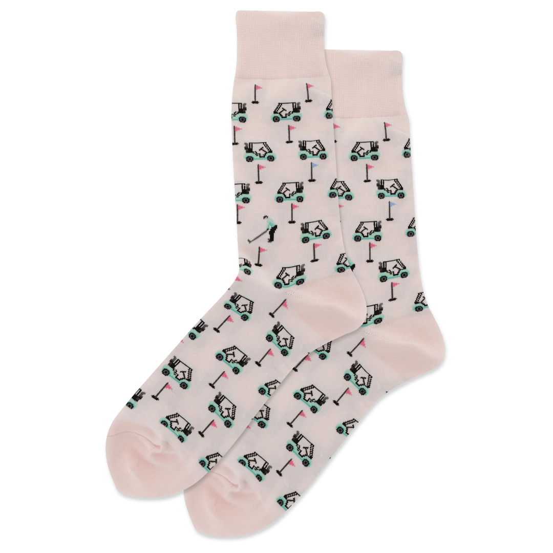 HOTSOX MEN'S GOLFER CARTS CREW SOCKS