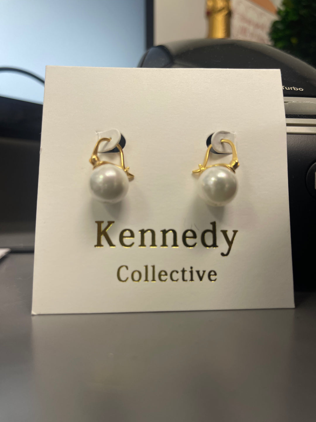 Kennedy Collective Pearl Hoops