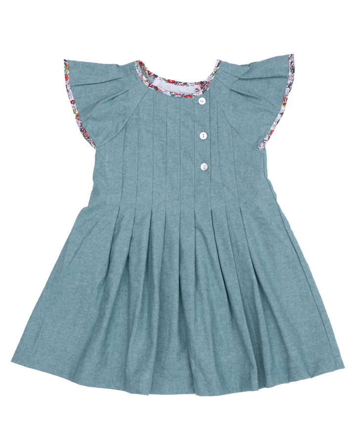 Mary Kathryn Fall Teal Dress