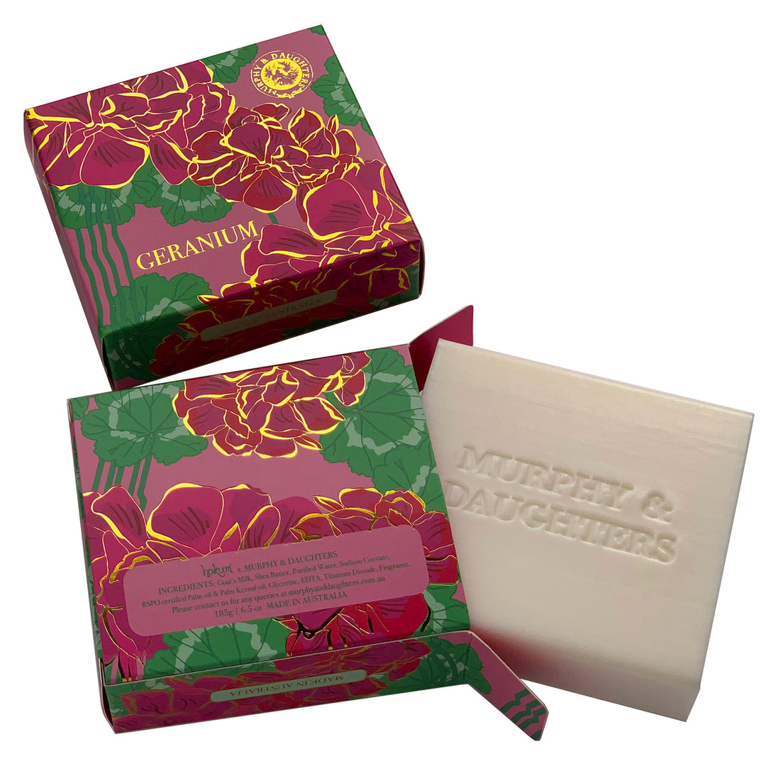 Rectangular Boxed Soap - Geranium