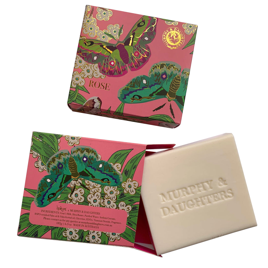 Rectangular Boxed Soap - Rose