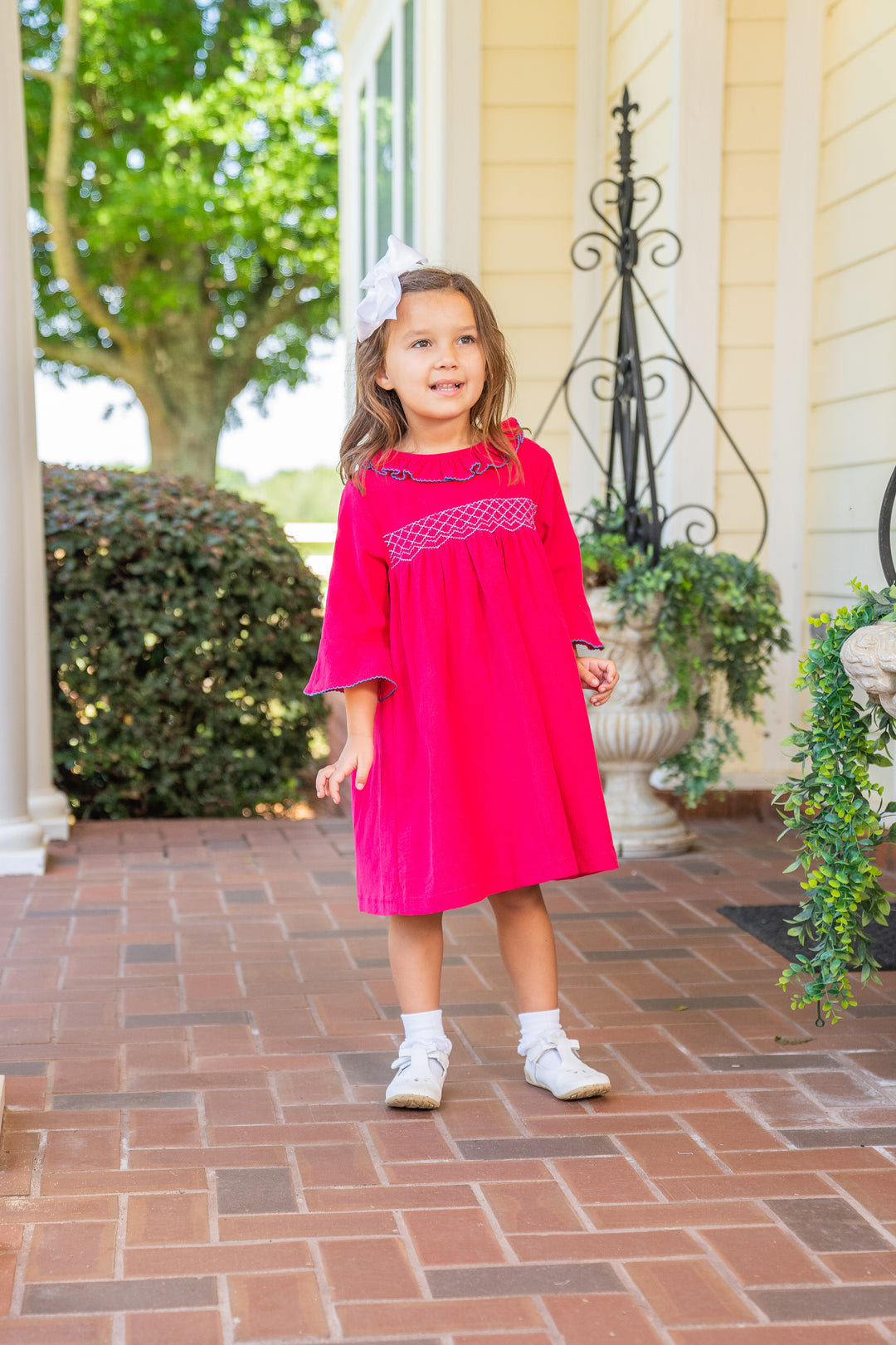 Marty Hot Pink Cord Dress