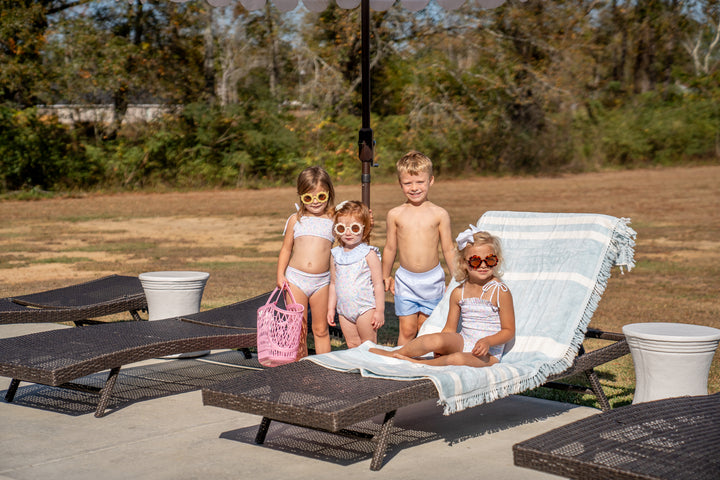 Santa Rosa Floral Millefleur Two Piece Swim UPF50